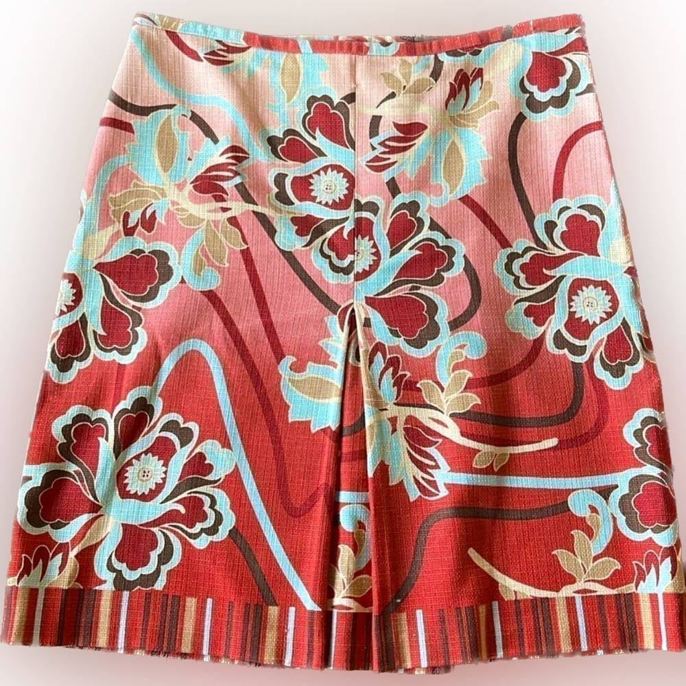 Ann Taylor LOFT zipper pleated skirt, size 6P